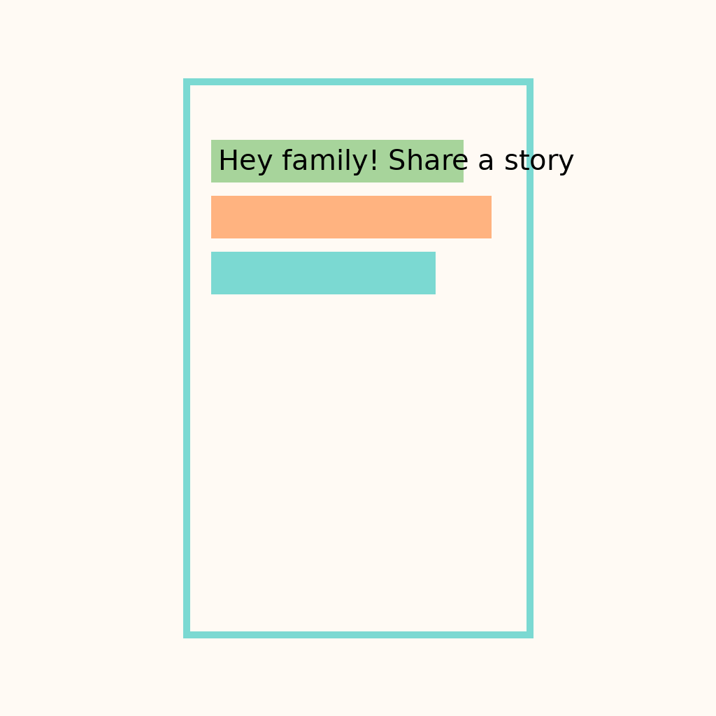 WhatsApp chat mock-up with Kinfire prompt